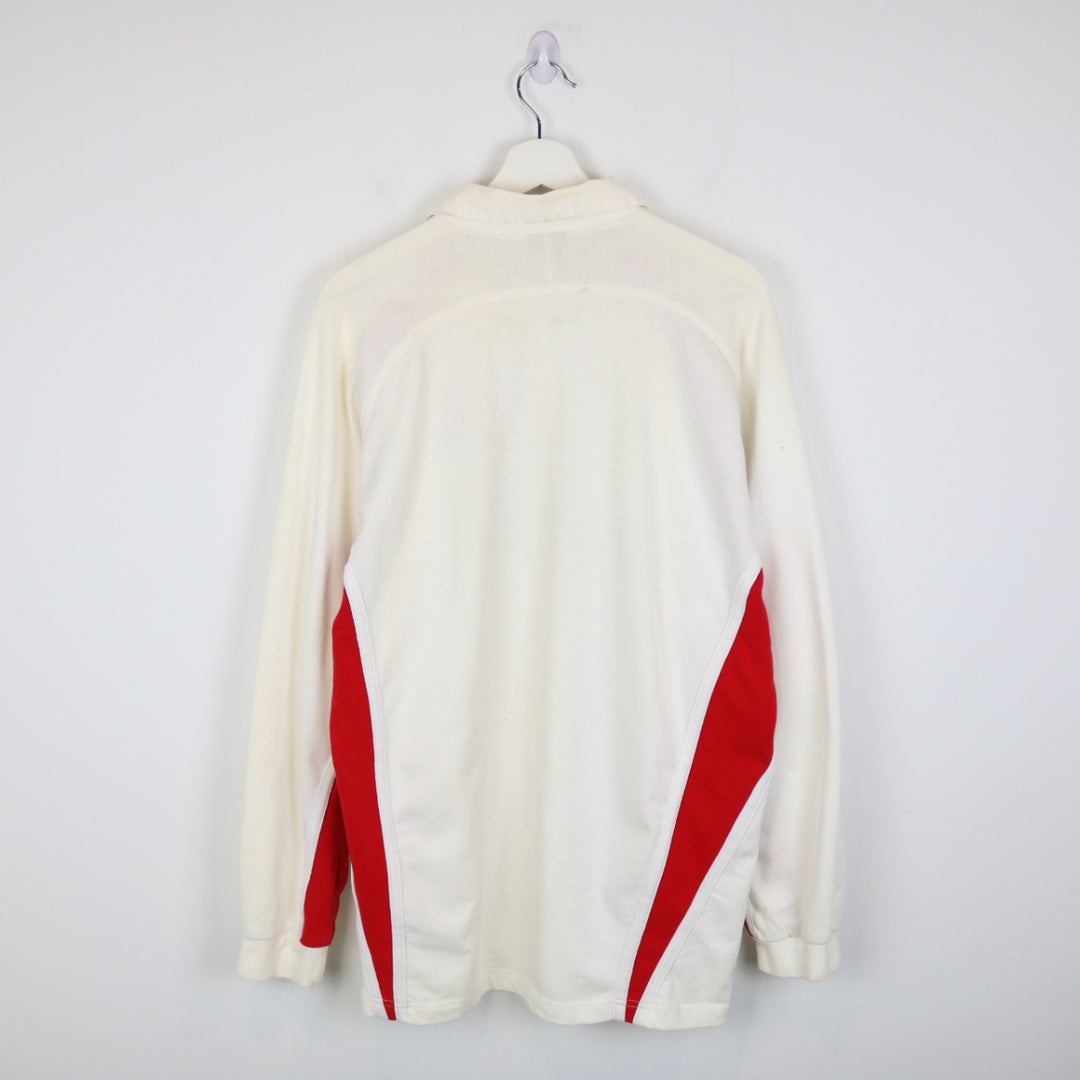 Vintage 2001 England Nike Rugby Polo Shirt - L-NEWLIFE Clothing
