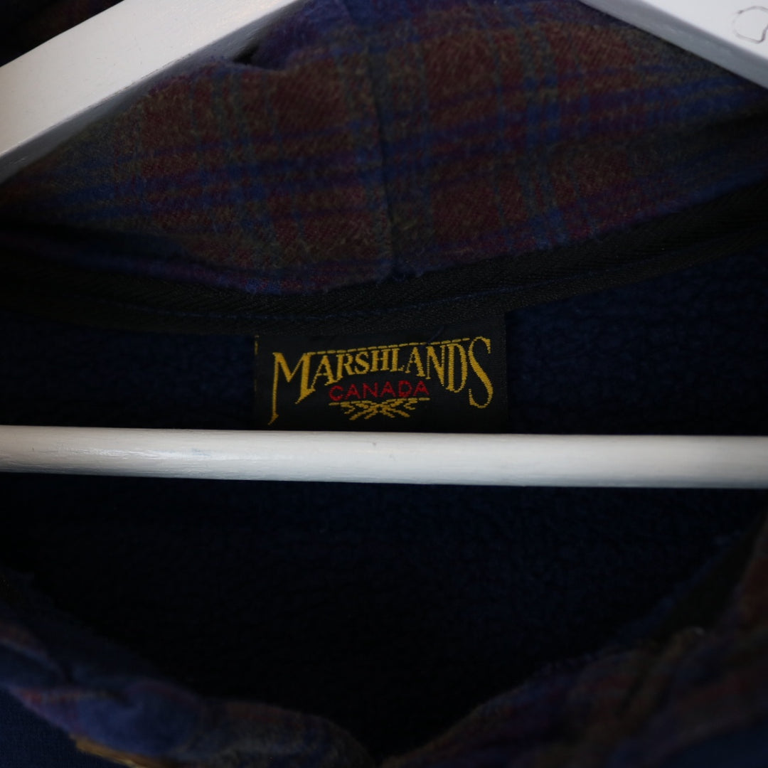 Vintage 90's Marshlands Eagle Nature Hoodie - L-NEWLIFE Clothing