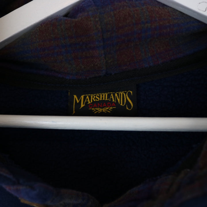 Vintage 90's Marshlands Eagle Nature Hoodie - L-NEWLIFE Clothing