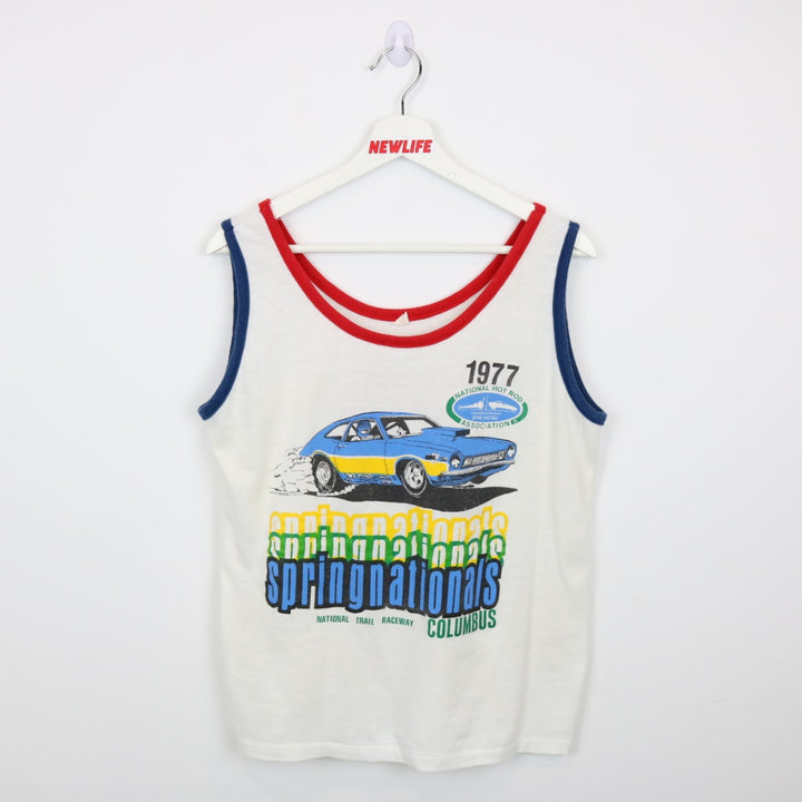 Vintage 1977 Spring Nationals Columbus Racing Tank Top - M-NEWLIFE Clothing