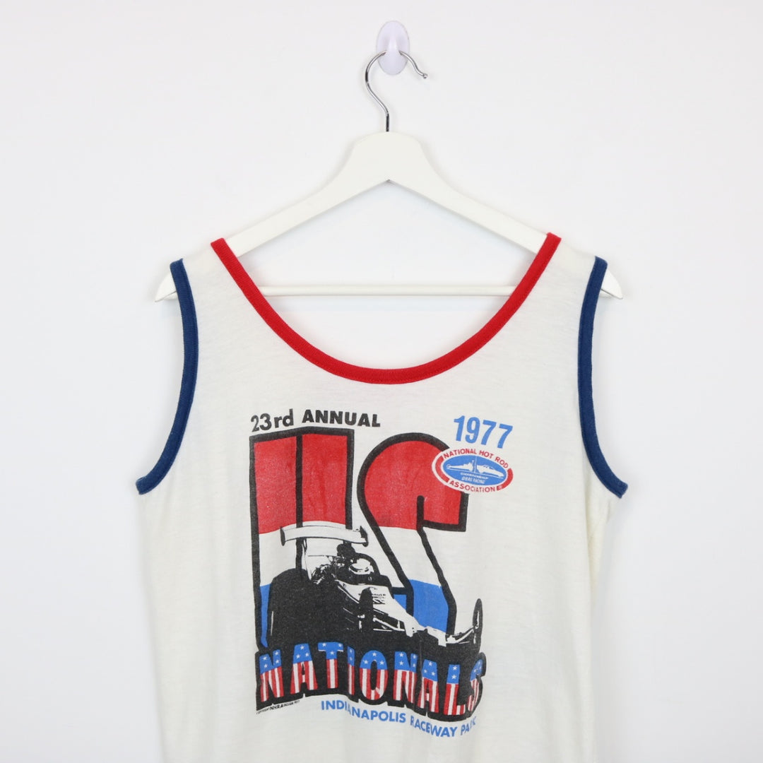 Vintage 1977 Spring Nationals Columbus Racing Tank Top - M-NEWLIFE Clothing