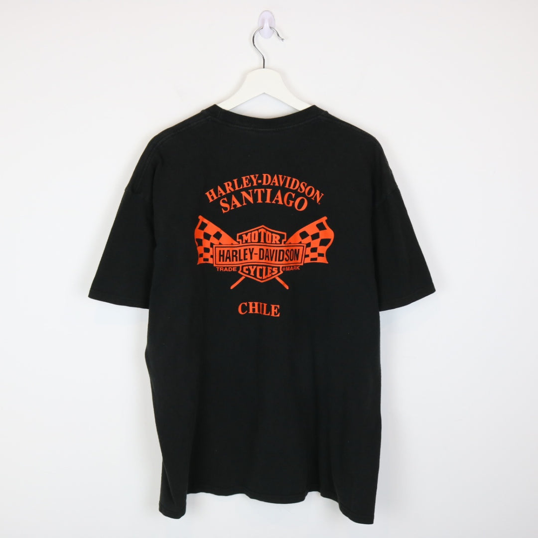 Vintage Harley Davidson Santiago Chile Tee - XL-NEWLIFE Clothing