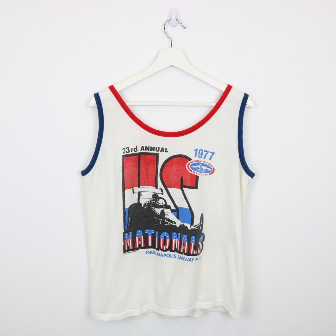 Vintage 1977 Spring Nationals Columbus Racing Tank Top - M-NEWLIFE Clothing