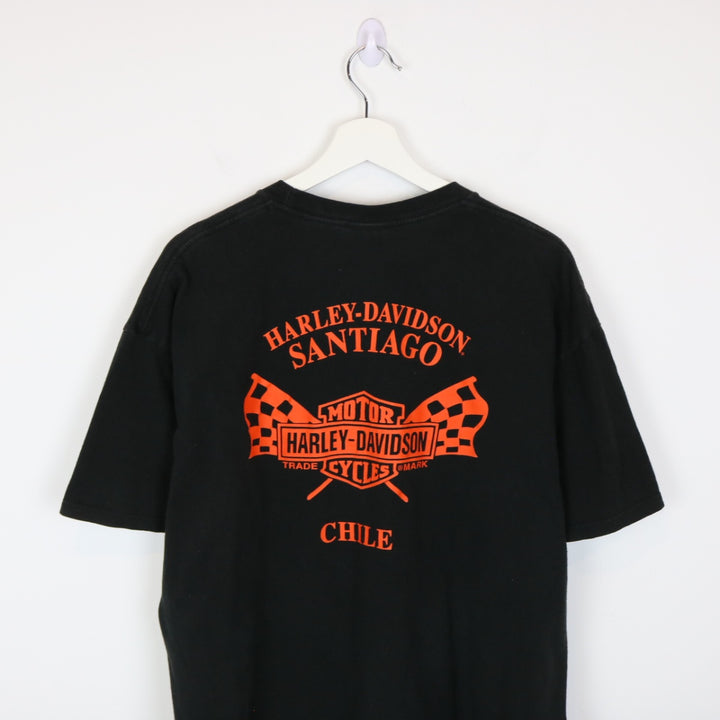 Vintage Harley Davidson Santiago Chile Tee - XL-NEWLIFE Clothing