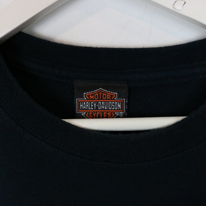 Vintage 2007 Harley Davidson Wellington New Zealand Tee - L-NEWLIFE Clothing