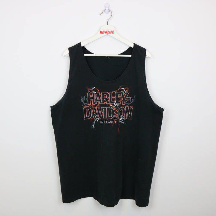 Vintage 00's Harley Davidson Alberta Tank Top - XL-NEWLIFE Clothing