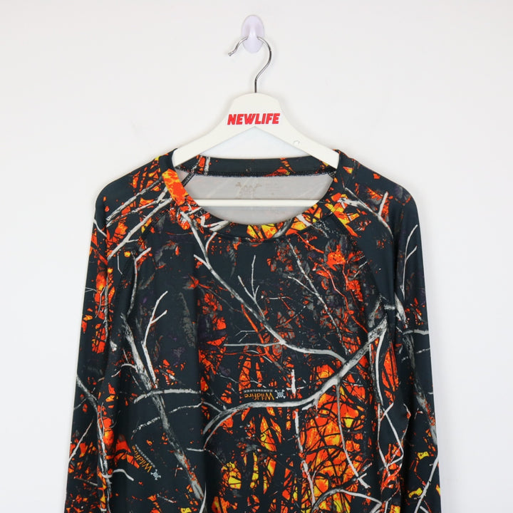 Y2K Moon Shine Wildfire Real Tree Camo Long Sleeve - XL-NEWLIFE Clothing