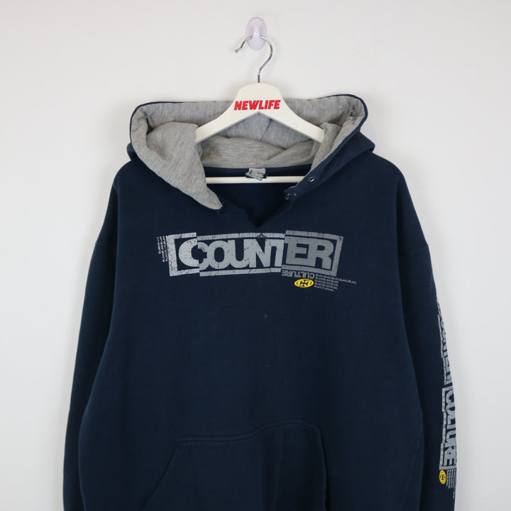 Vintage 00's Counter Culture Skate Hoodie - XL-NEWLIFE Clothing