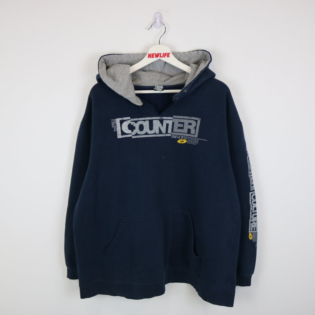 Vintage 00's Counter Culture Skate Hoodie - XL-NEWLIFE Clothing