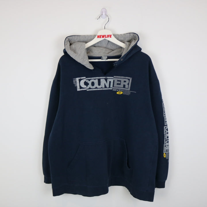 Vintage 00's Counter Culture Skate Hoodie - XL-NEWLIFE Clothing