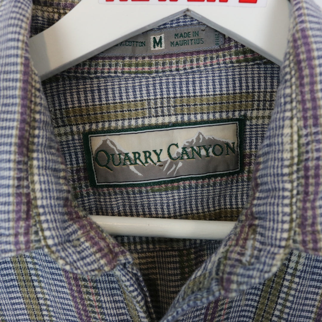 Vintage 90's Quarry Canyon Plaid Button Up - S-NEWLIFE Clothing