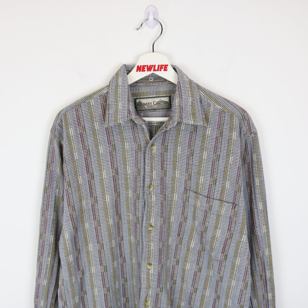 Vintage 90's Quarry Canyon Plaid Button Up - S-NEWLIFE Clothing