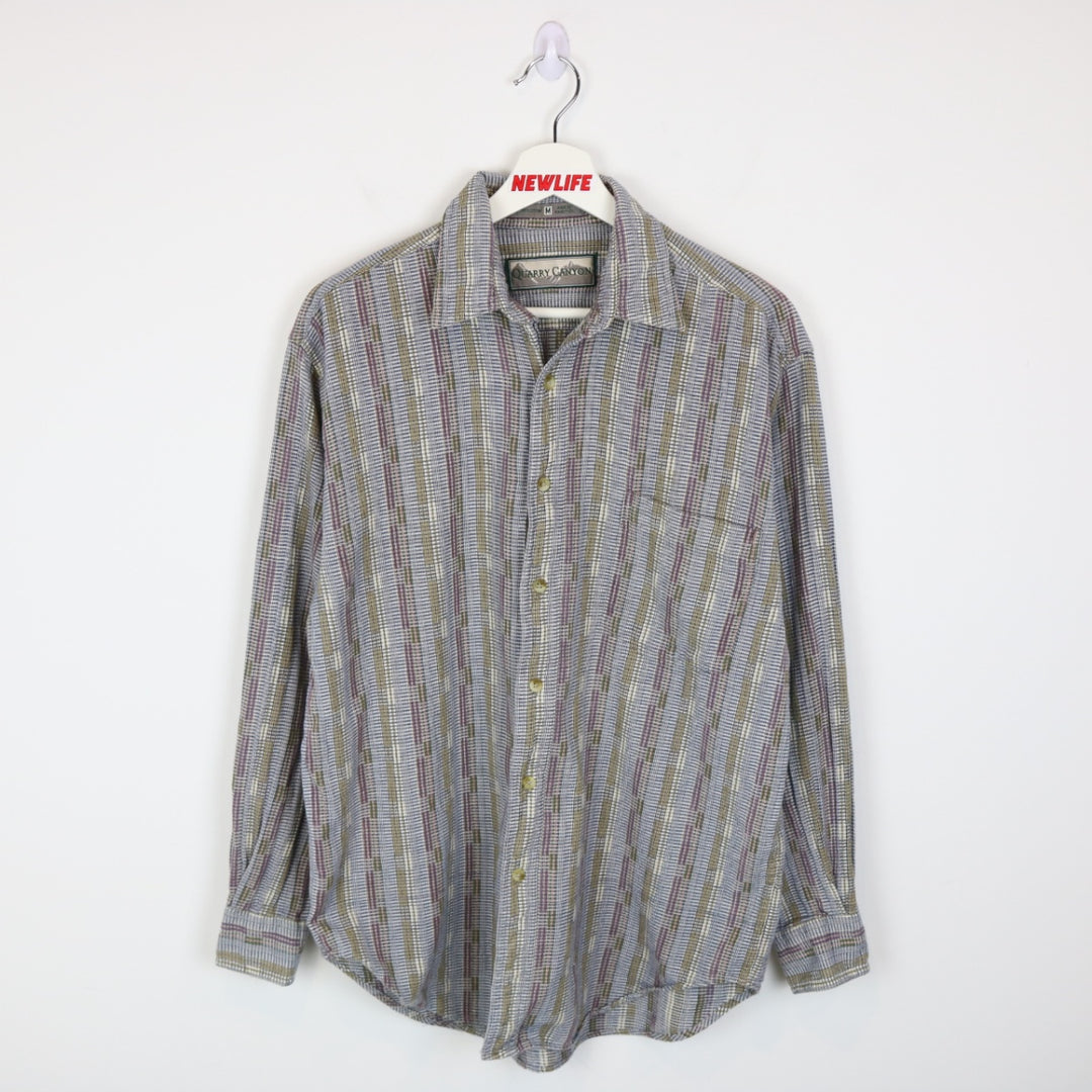 Vintage 90's Quarry Canyon Plaid Button Up - S-NEWLIFE Clothing