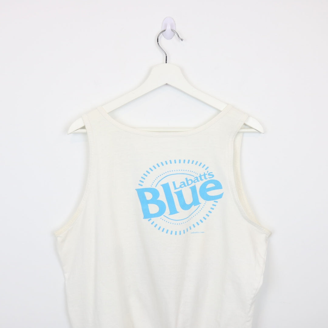 Vintage 1988 Labatt's Blue Beer Tank Top - L-NEWLIFE Clothing