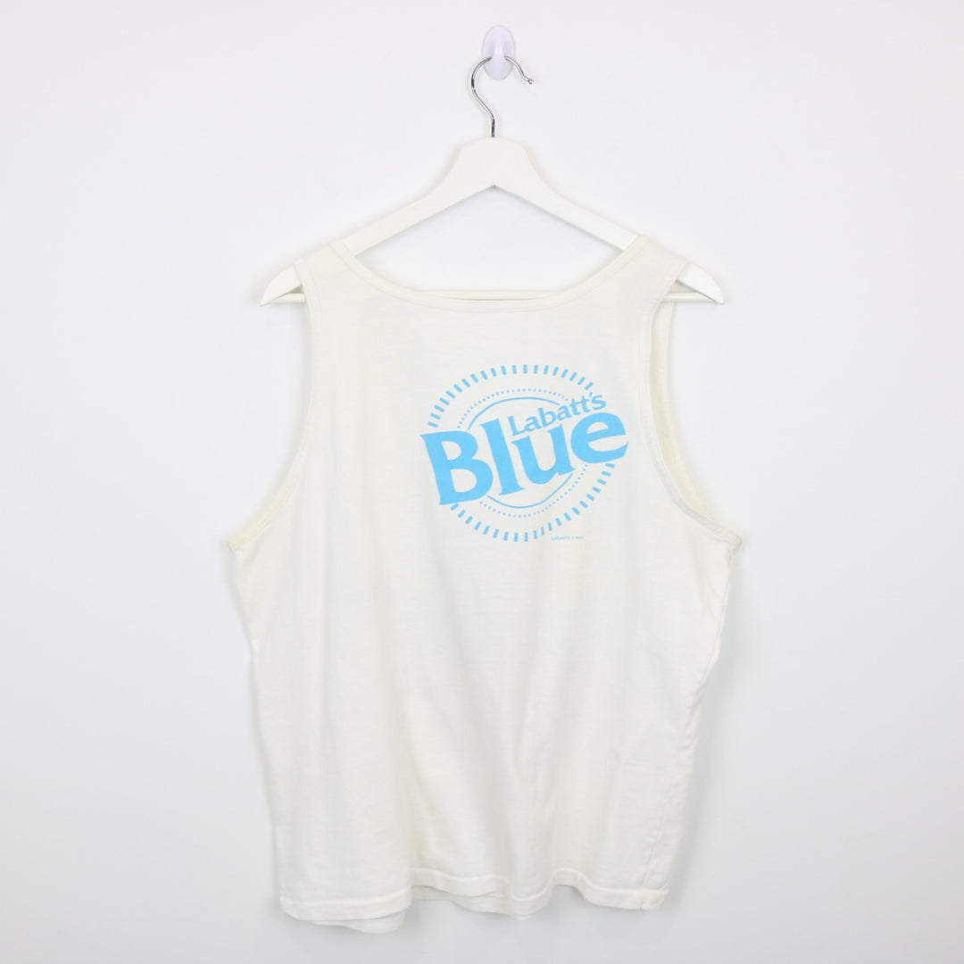 Vintage 1988 Labatt's Blue Beer Tank Top - L-NEWLIFE Clothing