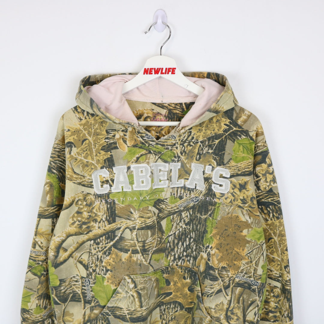 Y2K Cabela's Real Tree Camo Hoodie - M-NEWLIFE Clothing