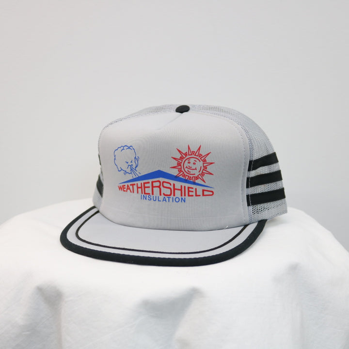 Vintage 80's Weathersheild Insulation Trucker Hat - OS-NEWLIFE Clothing