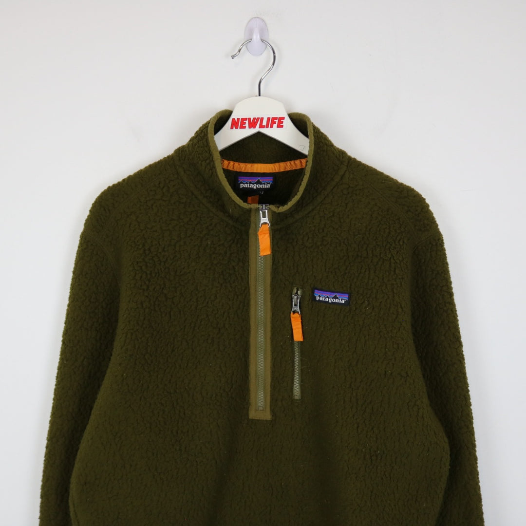 Patagonia Retro Deep Pile Half Zip Fleece Jacket - L-NEWLIFE Clothing