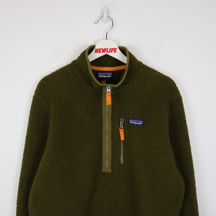 Patagonia Retro Deep Pile Half Zip Fleece Jacket - L-NEWLIFE Clothing