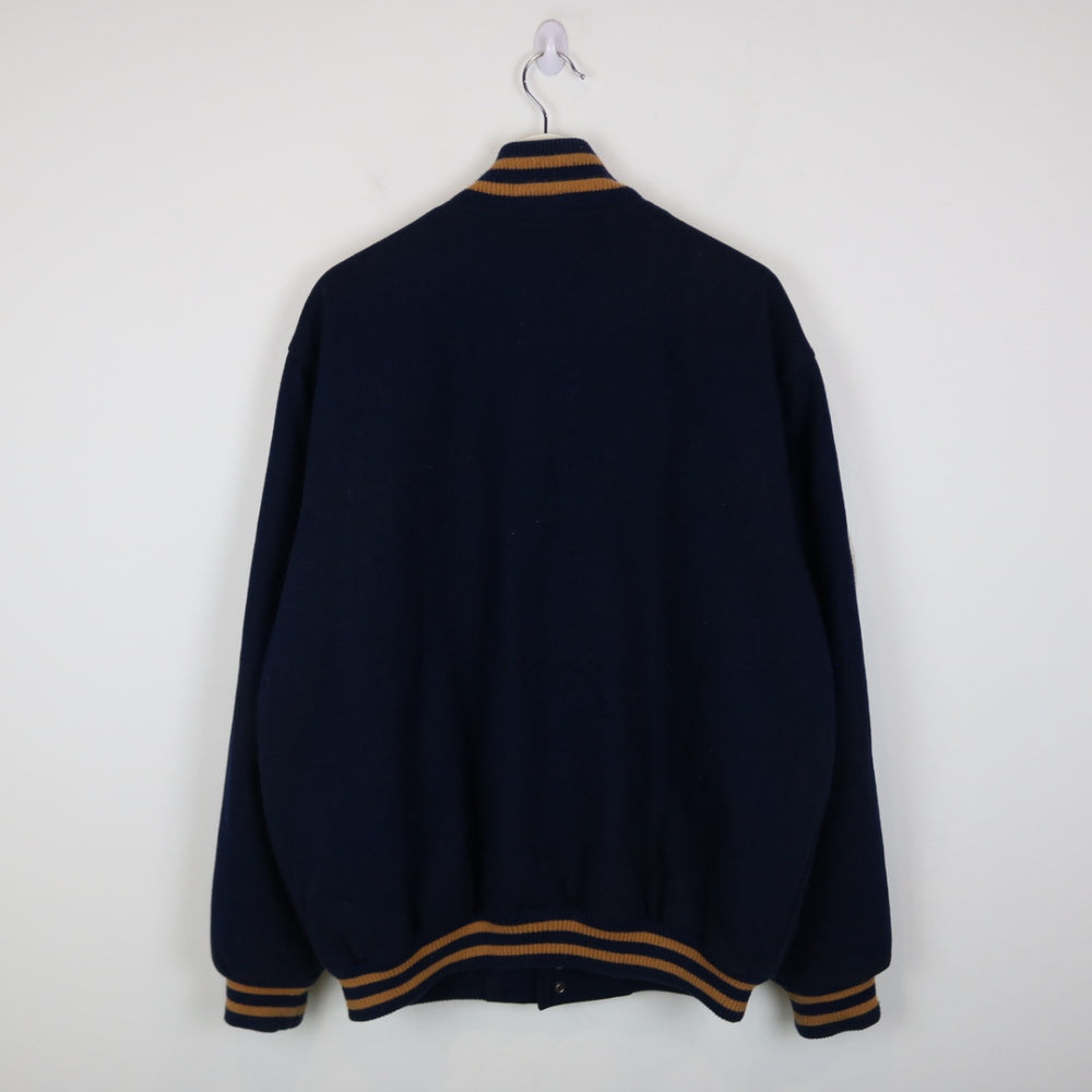 Vintage 00's Edmonton Oilers NHL Varsity Jacket - L-NEWLIFE Clothing