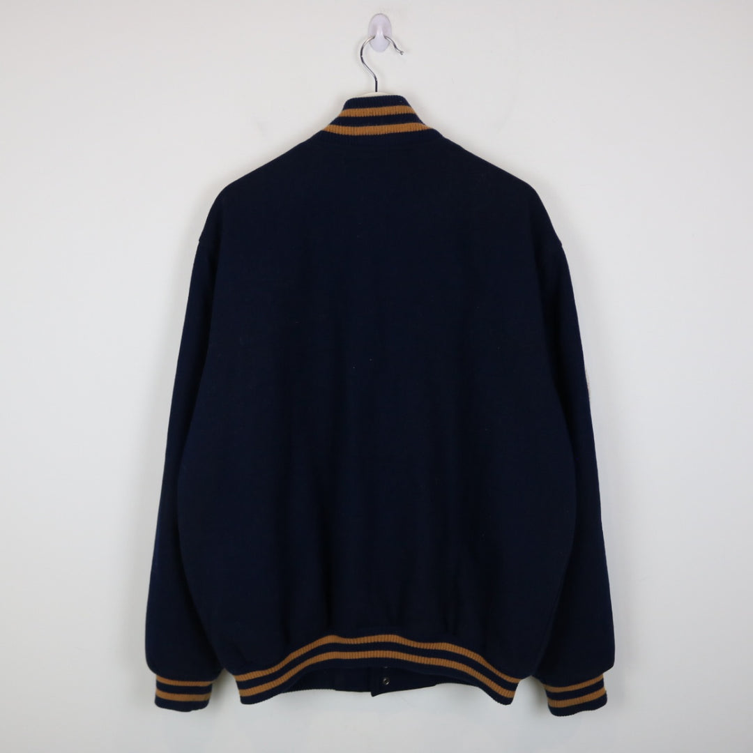 Vintage 00's Edmonton Oilers NHL Varsity Jacket - L-NEWLIFE Clothing