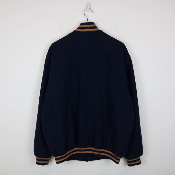 Vintage 00's Edmonton Oilers NHL Varsity Jacket - L-NEWLIFE Clothing