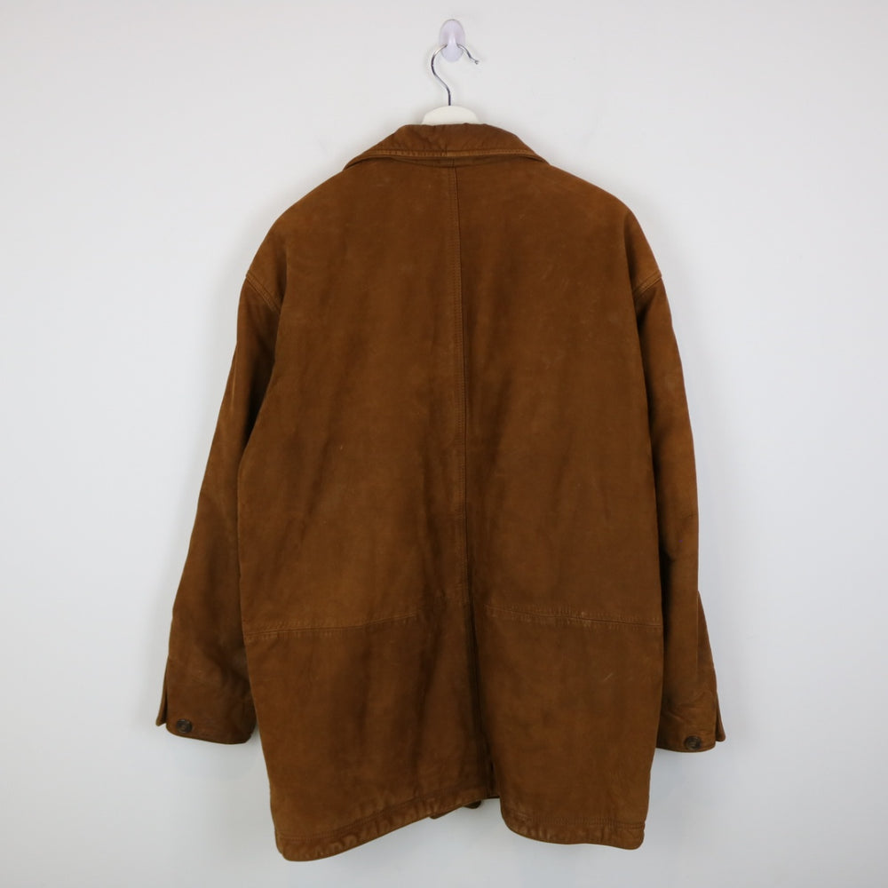 Vintage 90's LL Bean Leather Chore Jacket - M-NEWLIFE Clothing