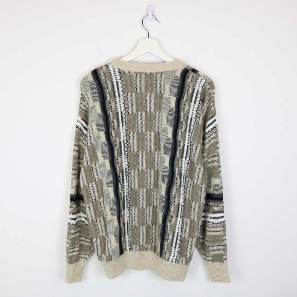 Vintage 80's Textured Knit Sweater - M-NEWLIFE Clothing