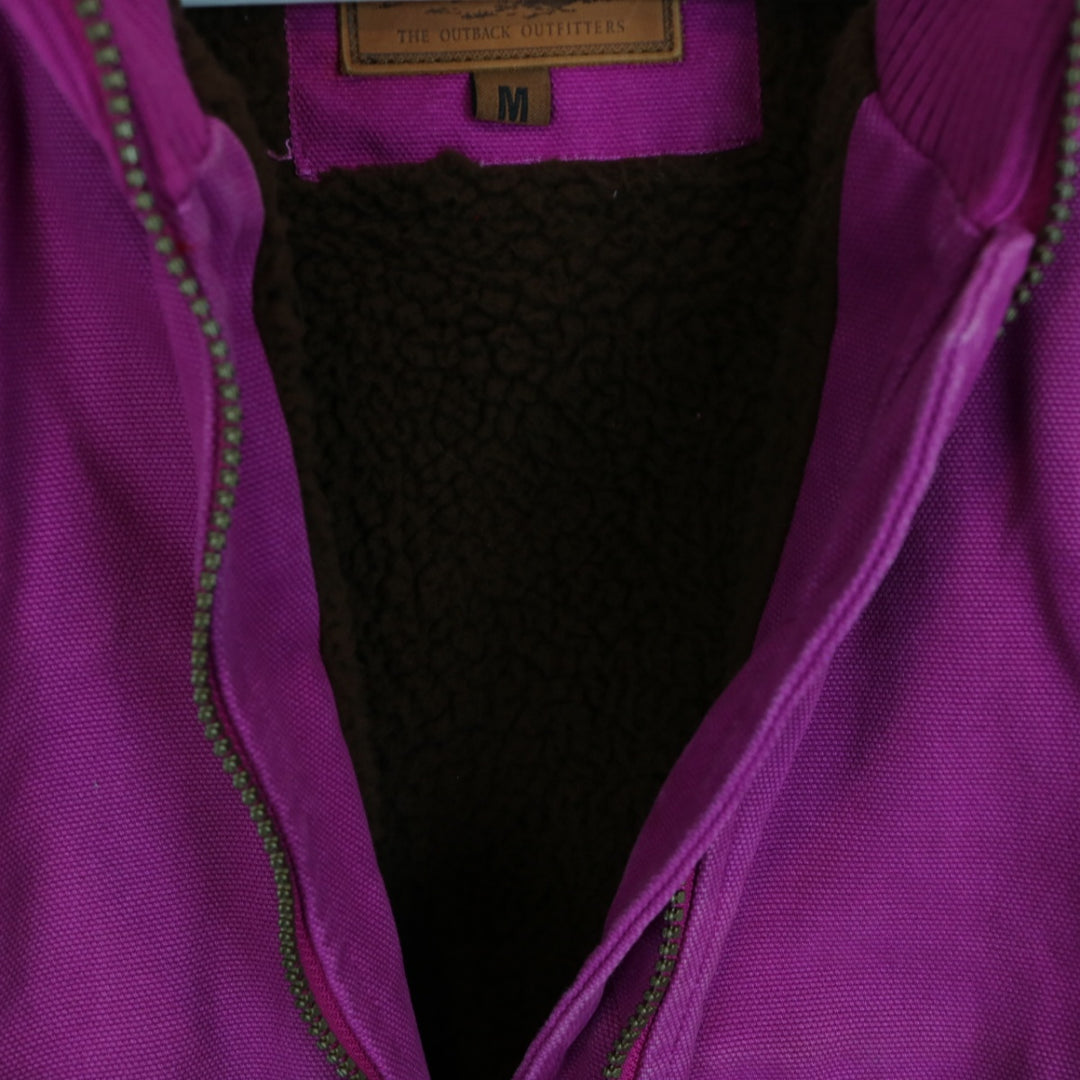 Vintage 00's Outback Sherpa Lined Work Vest - S-NEWLIFE Clothing