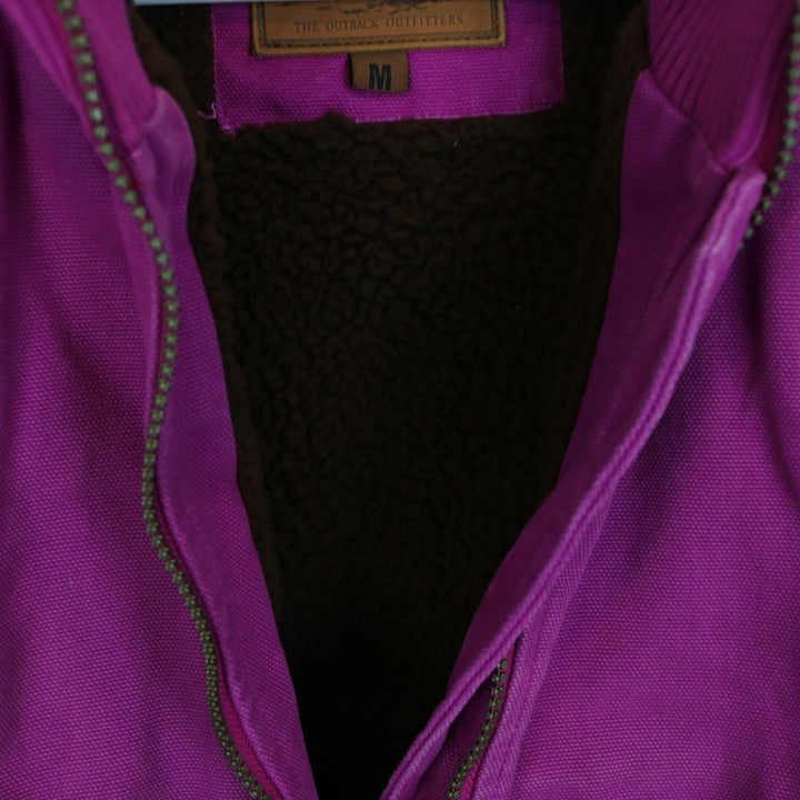 Vintage 00's Outback Sherpa Lined Work Vest - S-NEWLIFE Clothing