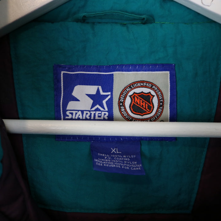 Vintage 90's Anaheim Mighty Ducks Starter Jacket - L-NEWLIFE Clothing