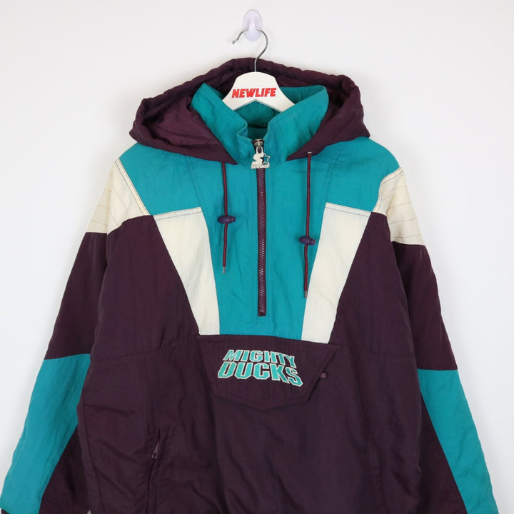 Vintage 90's Anaheim Mighty Ducks Starter Jacket - L-NEWLIFE Clothing