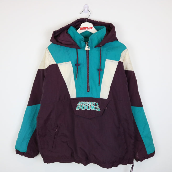 Vintage 90's Anaheim Mighty Ducks Starter Jacket - L-NEWLIFE Clothing