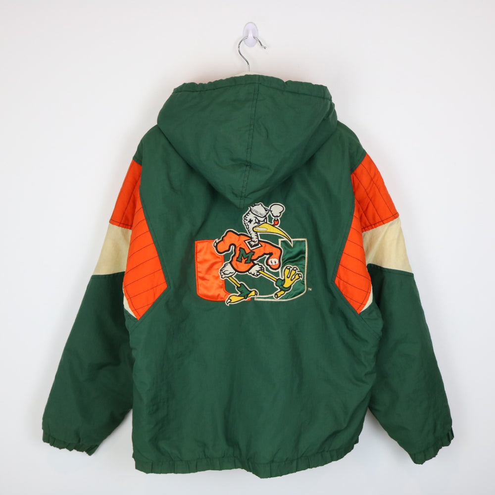 Vintage 90's Miami Hurricanes Starter Jacket - L/XL-NEWLIFE Clothing