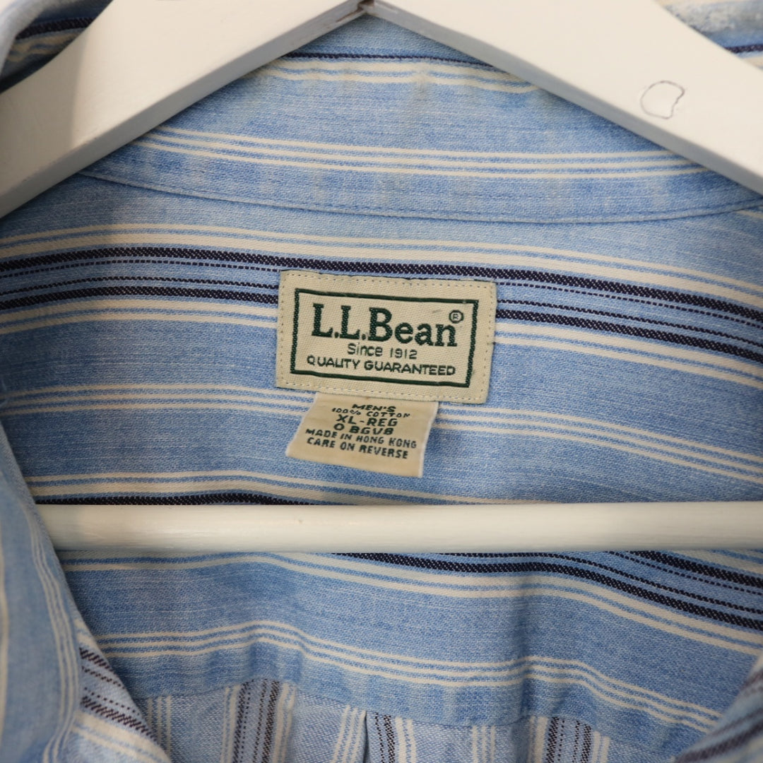 Vintage 80's LL Bean Striped Button Up - XL-NEWLIFE Clothing