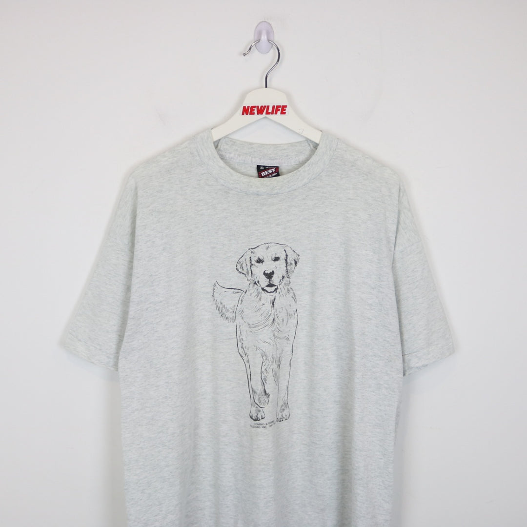 Vintage 1991 Golden Retiever Dog Tee - XL-NEWLIFE Clothing