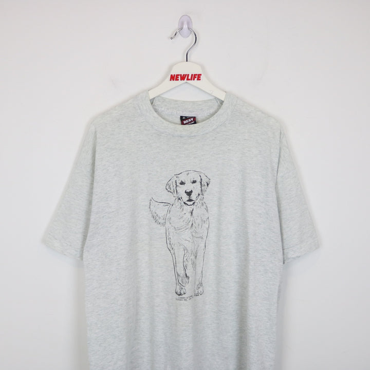 Vintage 1991 Golden Retiever Dog Tee - XL-NEWLIFE Clothing