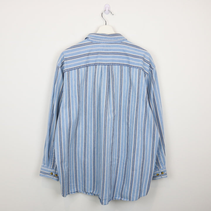 Vintage 80's LL Bean Striped Button Up - XL-NEWLIFE Clothing