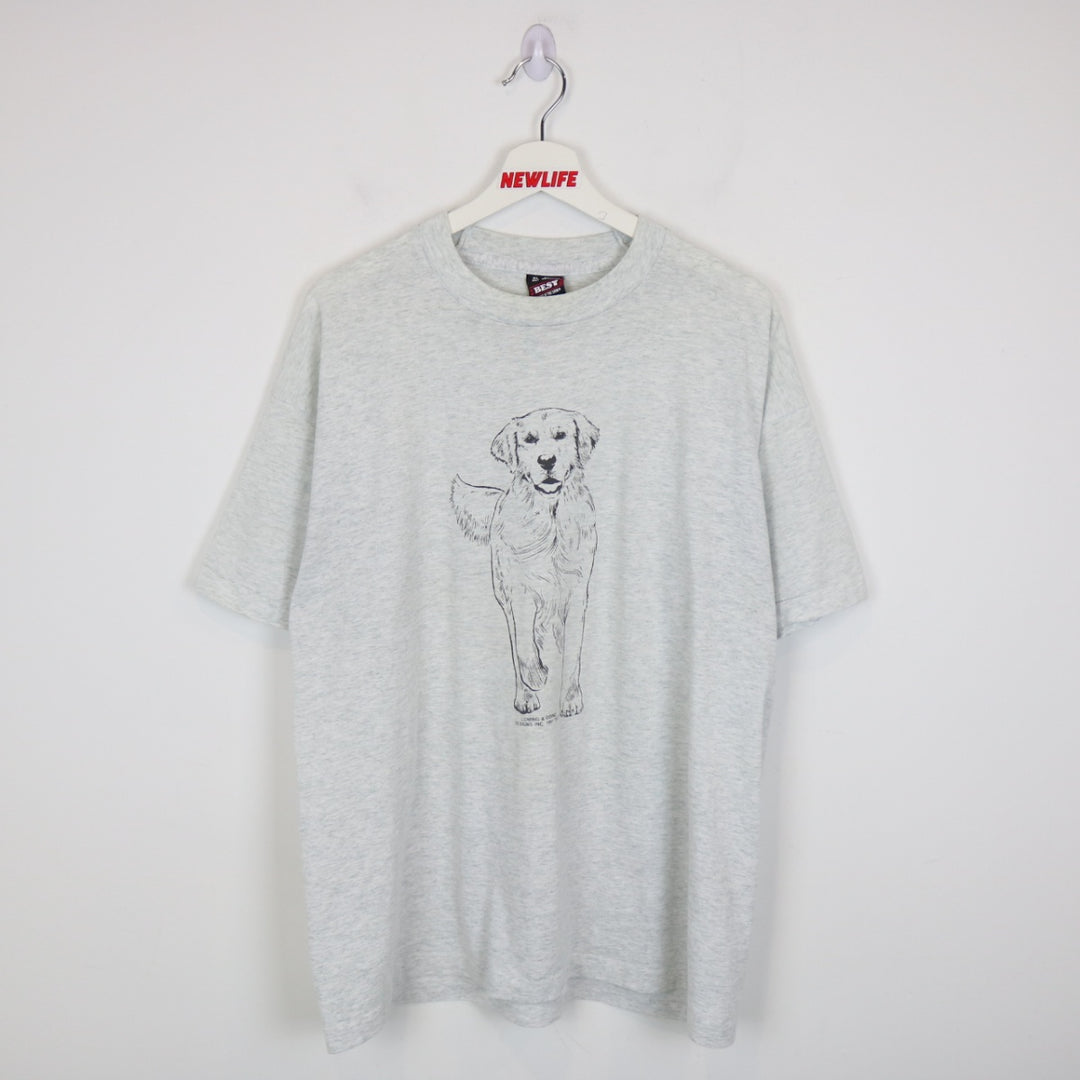 Vintage 1991 Golden Retiever Dog Tee - XL-NEWLIFE Clothing