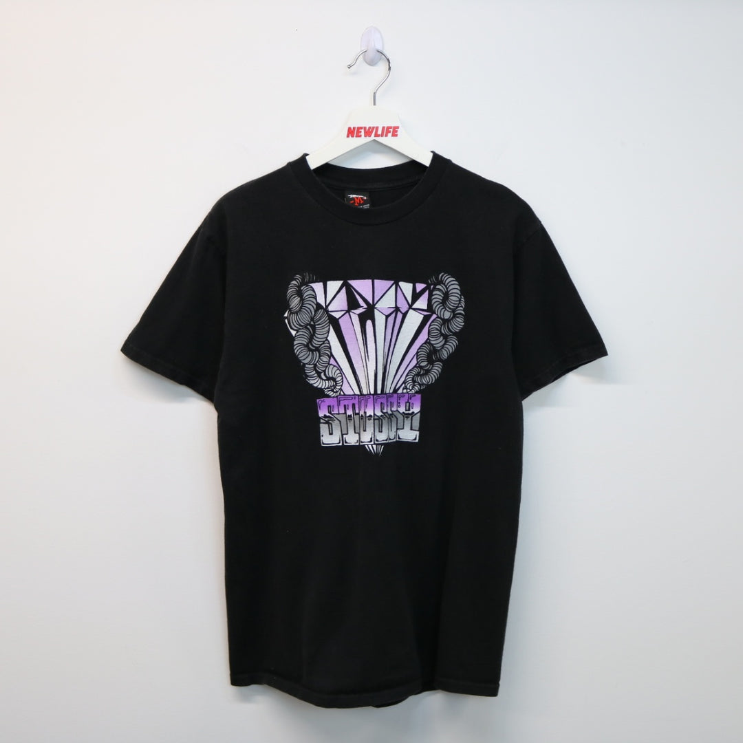 Vintage 00’s Stussy Diamond Tee - M-NEWLIFE Clothing