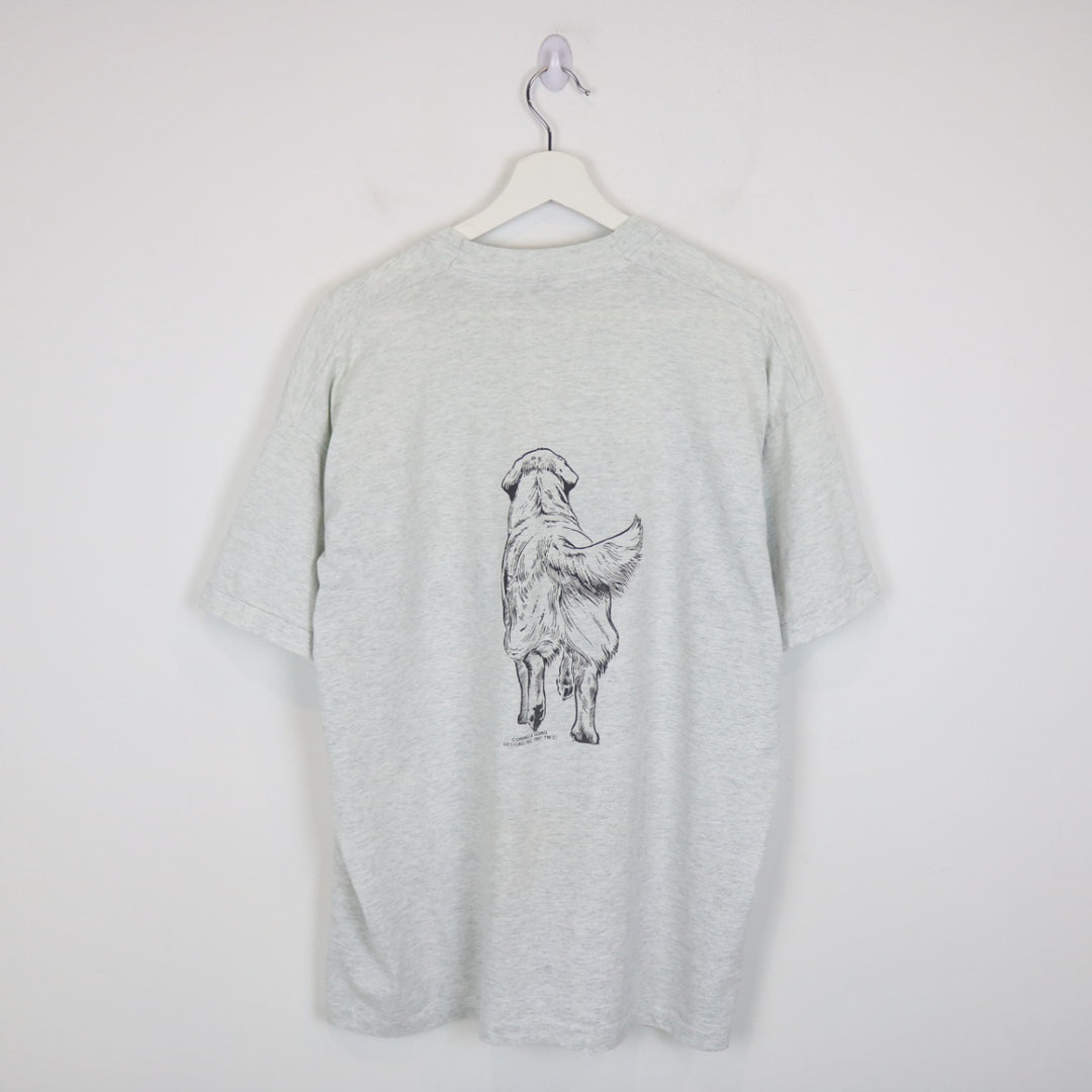 Vintage 1991 Golden Retiever Dog Tee - XL-NEWLIFE Clothing