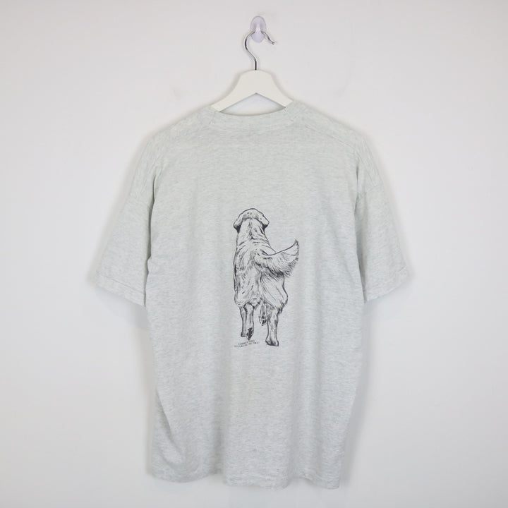 Vintage 1991 Golden Retiever Dog Tee - XL-NEWLIFE Clothing