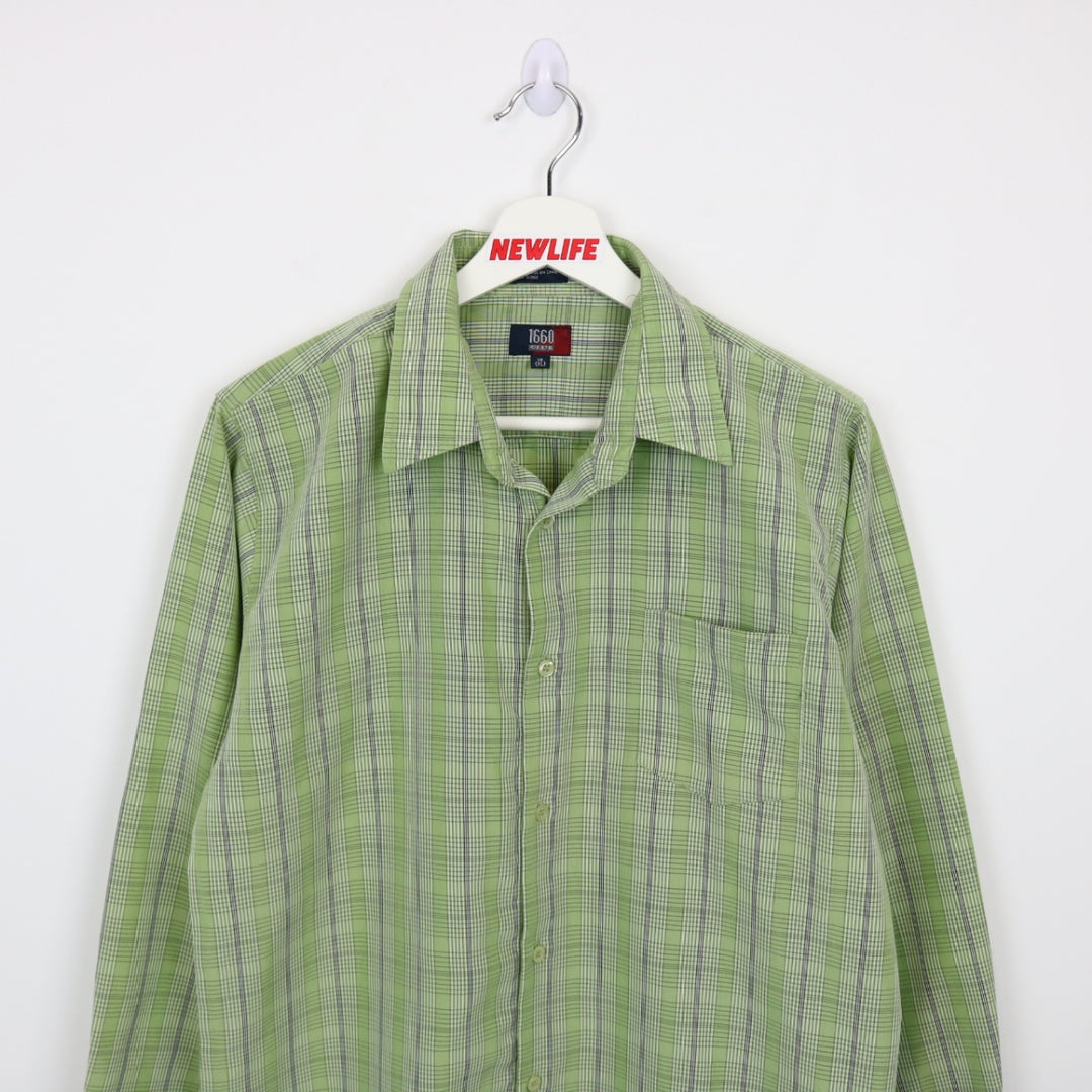 Vintage 90's 1660 Club Plaid Button Up - M-NEWLIFE Clothing