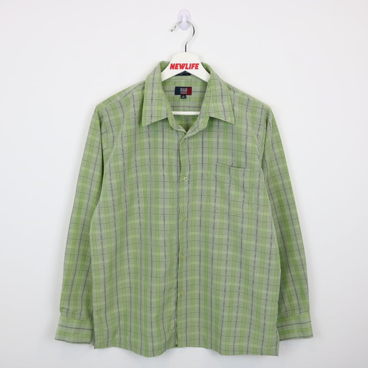 Vintage 90's 1660 Club Plaid Button Up - M-NEWLIFE Clothing