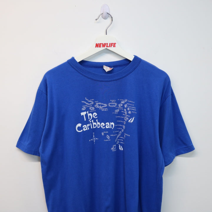 Vintage 90's The Caribbean Tee - L-NEWLIFE Clothing