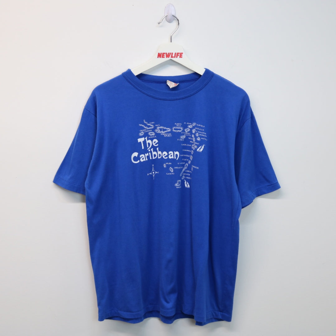 Vintage 90's The Caribbean Tee - L-NEWLIFE Clothing