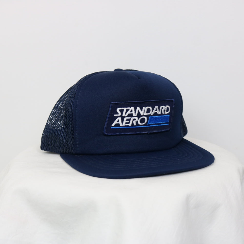 Vintage 80's Standard Aero Trucker Hat - OS-NEWLIFE Clothing