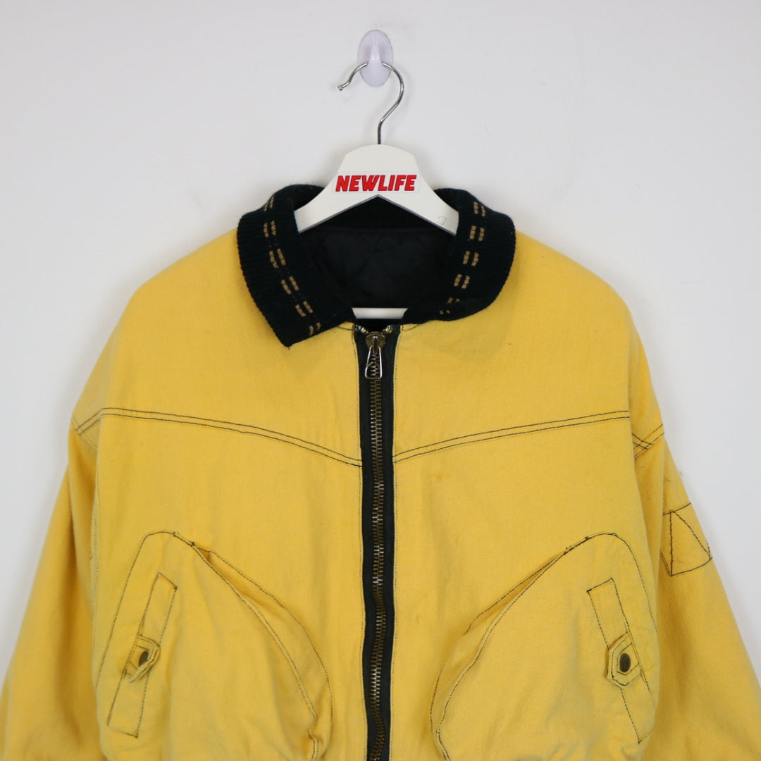 Vintage 1989 Elleme Collection Cropped Reversible Jacket - M-NEWLIFE Clothing