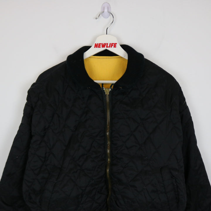 Vintage 1989 Elleme Collection Cropped Reversible Jacket - M-NEWLIFE Clothing