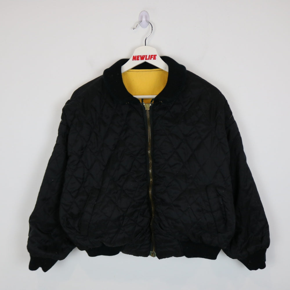 Vintage 1989 Elleme Collection Cropped Reversible Jacket - M-NEWLIFE Clothing